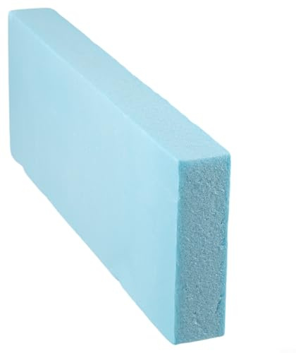Tabla de losa azul para paisajismo para patios de bloques, modelo de construcción de espuma, sustancia, portátil, hoja de espuma larga para caminos para estructuras duraderas y exteriores (30103 cm)