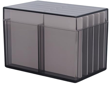 FILFEEL Scatola Portaciglia in Acrilico a 10 Strati con Base Magnetica, per Esposizione Ciglia Finte, Portautensili per Innesto di Estensioni (Tè trasparente)