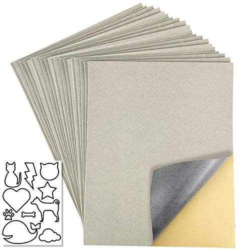 20 Stück Selbstklebende Samt-Beflockungsfolie für Schmuckschublade, selbstklebendes Flanell für Aufbewahrungsbox, Größe: 22,6 x 20,8 cm (hellgrau)