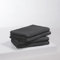 s.Oliver 4 TLG Gästehandtuch Set - 100% Baumwolle, 600 g/m², weich & angenehm, 4X Gästehandtücher schwarz