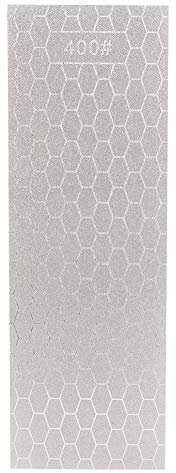 HAOHIZE Sharpening Stone, 400/1000 Grit DoubleSided Diamond Sharpening Stone Knife Honeycombs Shape Sharpener Whetstone Kitchen Tools 8.1x2.8x0.3in