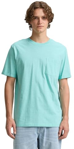 TOM TAILOR Denim Men's T-Shirt, 10950 - Waterfall Green, L