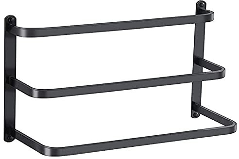 304 Edelstahl Wandmontage Schwarz Küche und Bad Waschbecken Doppelwaschbecken Werkstatt mit großer Kapazität (38cm)