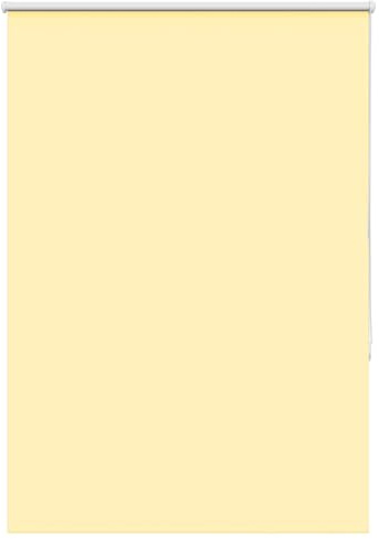 vidaXL Verdunkelungsrollo Gelb 100x150cm Stoffbreite 95,7 cm Polyester, Rollo, Klemmfix, Thermorollo, Verdunklungsrollo, Klemmrollo, Fensterrollo