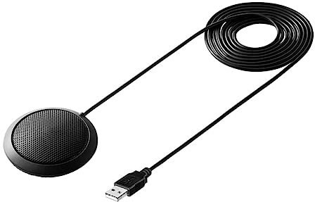 DIYEAH Wide Angle Pickup Usb Desktop Computer Microphone for Meetings Home Office Use