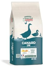 Sanders Aliment Complet pour Canard et Oie, Granulés sans OGM, 20 kg