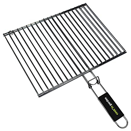 Cook'in Garden Gr025 - Rejilla doble rectangular (40 x 30 cm)