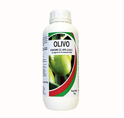 bio A.L.T. Concime Liquido con Azoto Fosforo e Potassio Specifico Fertilizzante per Olivo, Colture in Giardino e per Piante in Appartamento, Esterno e in Vaso (1 LItro)