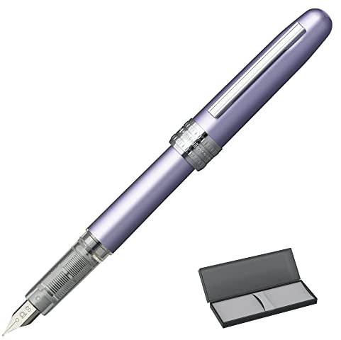 PLATINUM Plaisir PGB-1000#28 Füllfederhalter/Federstärken: F fein/Farbe: Violet/Handgefertigt/Kunststoffverpackung/Füllhalter