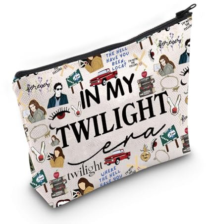 Twilight Merch Vampir-Film-Geschenk, Vampir-Fans, Geschenk, Twilight Kosmetiktasche für Bella Edward Fans, TW-Tasche, Kosmetiktaschen