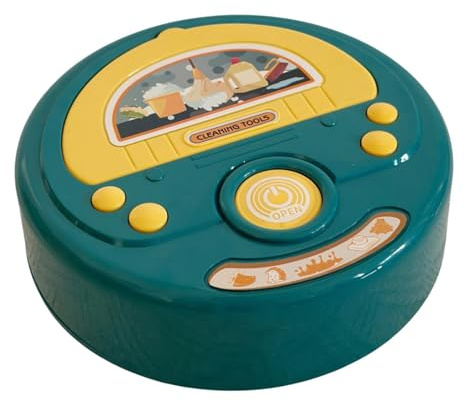 MagiDeal Juguete de Barrido de Piso para niños Robot Feating Play Accesorios de Limpieza, Dibujos Animados, Mini Limpieza de Juguetes Robot, educación para