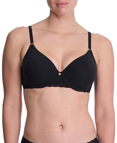 Natori Women's Bliss Perfection Contour Underwire Bra, Black, 36C