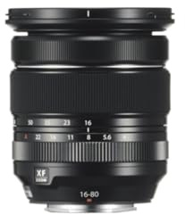 Fujifilm FUJINON XF16-80mmF4 R OIS WR, Obiettivo 16-80mm, f/4, Stabilizzatore Ottico, Resistente alle Intemperie, Attacco X Mount, Nero
