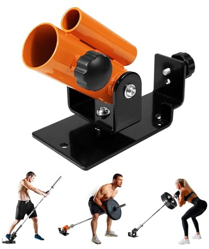 Yes4All Deluxe T Bar Row Platform Landmine Attachments – Full 360° Swivel & Easy to Install – Fits 1 Standard and 2 Olympic Bars
