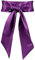 JasGood Ceinture en satin pour femme - Pour mariage, fête, occasion spéciale - Largeur : 9,5 cm - Taille unique, L violet brillant, taille unique