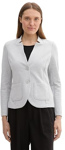 TOM TAILOR damblazer, 33774 – Ny ljusgrå melerad, L