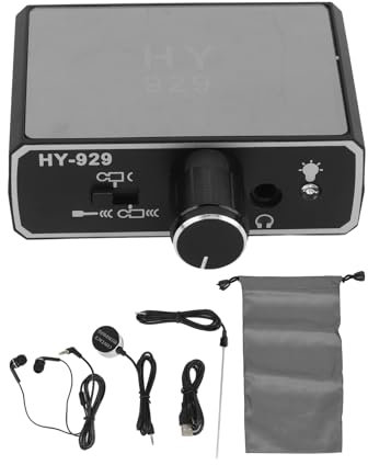 Détecteur de Fuite de Tuyaux, Détecteur de Fuite d'eau Acoustique Souterrain Haute sensibilité avec 2 Sondes, Amplification Sonore 20 000 Fois, Connexion pour écouteurs, Batterie