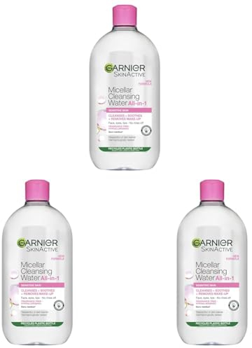 Garnier SkinActive Micellar Cleansing Water, 700ml (Pack of 3)