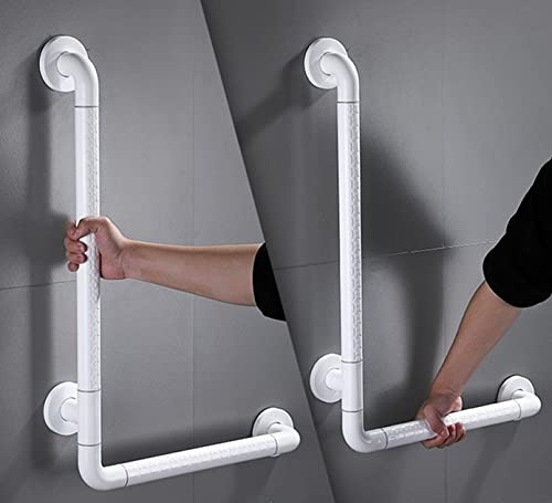 Baño para Agarraderas Pasamanos de bañera en forma de L de ABS, asidero de seguridad for baño, inodoro, ducha, for niños mayores