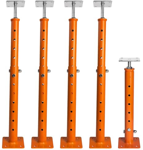 4 Pack House Floor Jack, 18-36 Hight Range, 11023 lbs Max Load Capacity, Adjustable Support Beam Basement Jack Post Pole for Leveling & Lifting Support Telescoping Jacks