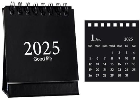 Calendario da tavolo a 2025, 2025, pianificazione giornaliera