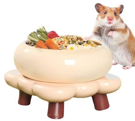 Gamelle de nourriture pour hamster | Baignoire pour animaux de compagnie en céramique antidérapante, baignoire pour hamster en céramique - pour petits animaux, gerbilles, souris, degus écureuils