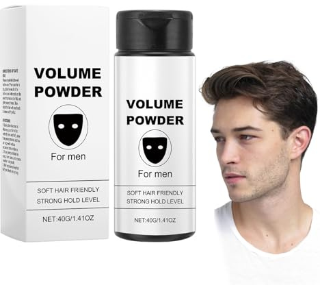 Clawrex Polvere volume per capelli, 40 g, per uomini di tutti i tipi di capelli, polvere per capelli con effetto opaco, incolore