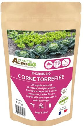 Engrais bio corne torréfiée (850 g)