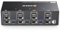 USB 3.0 KVM Switch 3 PC 3 Monitore 4K@144Hz 8K@60Hz, HDMI+2 Displayport KVM Switch Triple Monitor für 3 Computer Teilen 3 Monitore und 4 USB3.0 Geräte, mit Kabelfernbedienung und 12V Netzteil