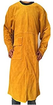 Veste de soudage robuste Vêtements de soudage en cuir Vêtements à la flamme du soudeur globale globale de soudage SIAM Coveralls de soudage tablier liquide de protection en métal liquide Résistant à l