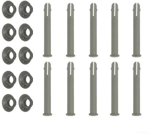 Allthingstore - Juego de 6 pasadores y juntas de repuesto para piscina Power Steel (80 mm de largo, fácil instalación