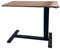 iMeshbean Beistelltisch auf Rollen, Laptoptisch C-Form Höhenverstellbarer 80x40cm Pflegetisch Schreibtisch Computertisch mit Metallgestell, Mobiler Stehtisch für Bett, Sofa und Büro