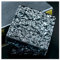 Bloque de vidrio transparente con relieve ondulado Bloques de vidrio de color multicolor, 3,9 x 3,9 x 1,9 pulgadas, for oficinas, hoteles, bares y mamparas.(Grey)