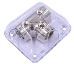 AMSLSIU Distribuidor de tierra de alimentación, divisor profesional resistente al desgaste, Cable engranaje, amplificador Audio para coche, bloques potencia