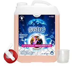 Schilling's gastro Global Waschmittel Flüssig 3L Universalwaschmittel Flüssigwaschmittel Vollwaschmittel flüssig für Weiße, Schwarze und Bunte Wäsche (Fresh Cotton)