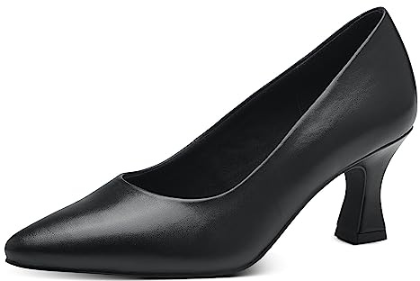 MARCO TOZZI Décolleté Donna in Pelle Eleganti, Black, 36 EU
