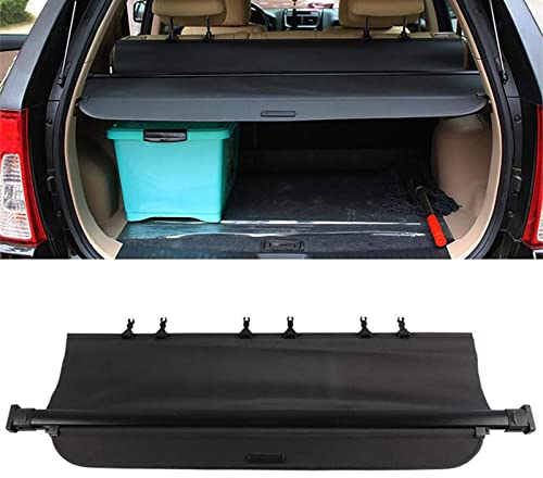 KULACA Laderaumabdeckung für Kia Sportage 2007-2016, Einziehbare Ausziehbar Kofferraumabdeckung Roll Kofferraum Schutz Abdeckung Cargo Cover, Gepäckrollo Heckrollo Hutablage