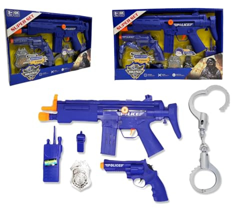 Generico Mitra Giocattolo con Suoni Fucile Giocattolo Bambini Mitra e Pistola Giocattolo Mitra MP5 Gioco Mitragliatrice Giocattolo per Bambini Set Mitra Pistola e Accessori Gioco Fucile Mitragliatore