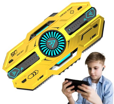 Générique Running Headphones, Noise Cancelling Earphones, RGB Light Included, 4.53x3.54x1.18 inches Wireless Sweatproof Design, Comfortable Sports Earphones for Commuting, Offices, Workout