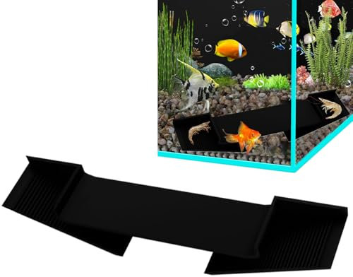Filvczt Fish Tank Cave - Aquarium Underground Tunnel Cave - Large Dome Habitat with Triangle Curve Hole Underground Terrace for Crayfish Loaches Cichlids Reptile Pet Terrarium