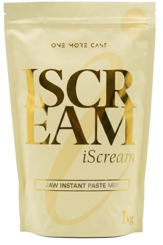 One More Cast iScream JAW Paste – Il suffit d'ajouter de l'eau Hookbait & Lead Wrap – Pâte de pêche à la carpe infusée à la sauce aux noix – Sac de 1 kg