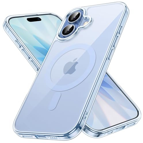 JETech Cover Magnetica per iPhone 17, Azzurro nebbia