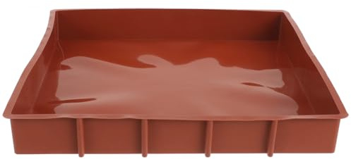 OSALADI Teglia Rettangolare in Silicone Antiaderente 26X30X26 CM per Dolci e Pane Stampo da Forno Resistente al Calore e al Congelatore Strumento per la Cottura Casalinga di Torte