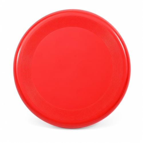Canxyeun Frisbee Silikonhund, Ø 20 cm för liten, medelstor, robust och lätt hundfreesbee, tuggbeständig, stabil flygning och användning inomhus och utomhus för spel, träning, röd