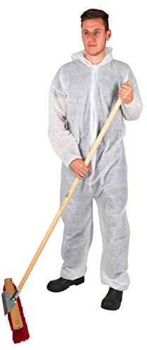 Kerbl Einwegoverall (Farbe Blau, Größe XXXL, zum Schutz vor Staub und Schmutz, mit Kapuze, Gummizug) 3479