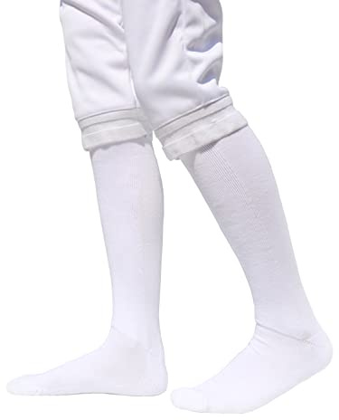 LEONARK Fechtstrümpfe für Degen, Säbel und Folie - 100% Baumwolle - Schutzzäune für Kinder und Erwachsene - für männliche und weibliche Fechter (White, XS)