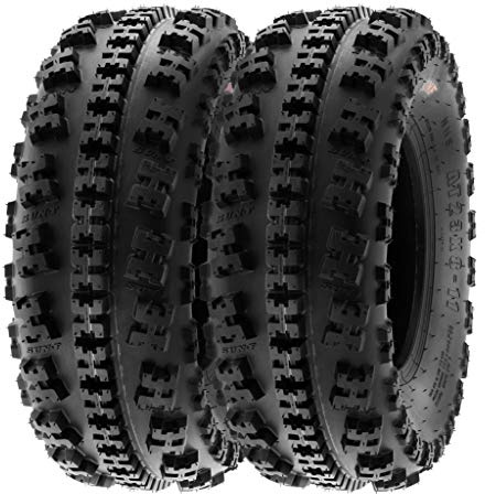 SunF A027 22x7-10 22x7x10 XC ATV UTV Quad Reifen Sportreifen Stollenreifen 6PR TL 35J E4, Satz von 2 Stück