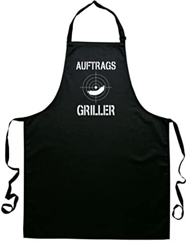 tradercat grillschürze für männer, grillschürze für männer lustig aus Baumwolle, die perfekte grill schürze für papa als vatertagsgeschenk grillschürze (Auftragsgriller)