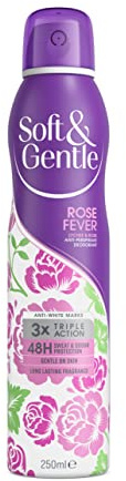 Soft & Gentle Rose Fever Anti-Perspirant Deodorant Spray 250ml