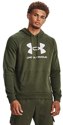 Under Armour UA Rival Fleece Logo HD Sudadera, Marine Od Green, L Hombre